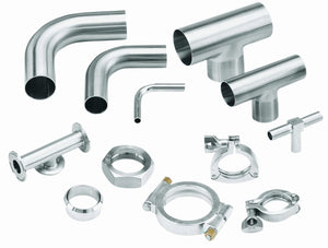 Stainless steel hygienic fittings